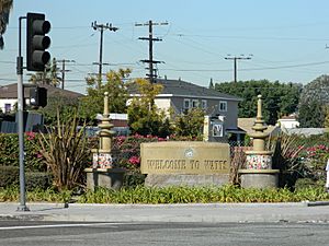 "Welcome to Watts" sign on Central Avenue