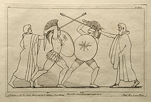 (11) Flaxman Ilias 1795, Zeichnung 1793, 186 x 283 mm