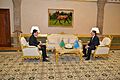 1. Аскар Мамин с президентом Туркменистана Гурбангулы Бердымухаммедовым