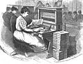 1890 Census Hollerith Electrical Counting Machines Sci Amer
