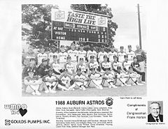 1988 Auburn Astros team photo