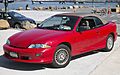 1999 Chevrolet Cavalier Z24 Convertible in Red, front left (Brooklyn)