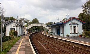 2021 at St Germans station - the view from east