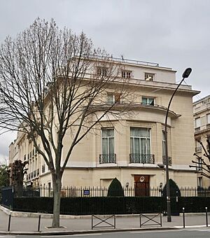 Ambassade de Monaco en France, 22 boulevard Suchet, Paris 16e