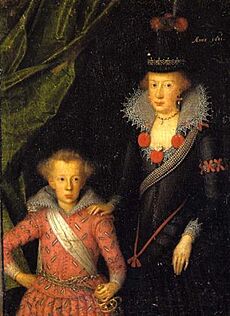 Anne Catherine of Denmark with Christian, Prince Elect, 1611