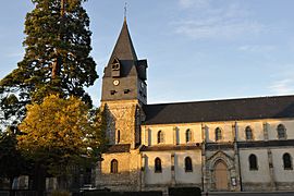 The church in Aschères-le-Marché