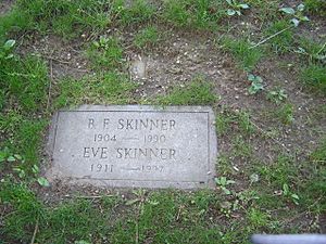 BF Skinner Grave
