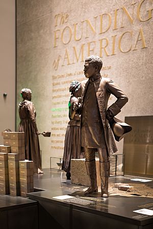 Benjamin Banneker statue at the National Museum of African American History and Culture