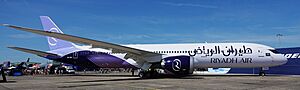 Boeing 787-9 HZ-RXX at Paris Air Show 2025 (2)