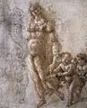 Botticelli, allegoria dell'abbondanza, disegno