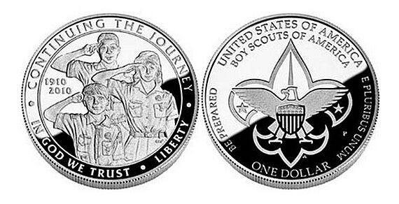 Boy Scouts of America, 100th Anniversary Commemorative Silver Dollar