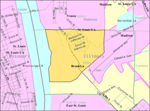 Brooklyn-il-map