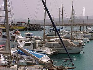 Caleta de Fustes puerto deportivo Fuerteventura