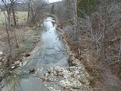 Cinque Hommes Creek, Missouri, Hwy 61 south