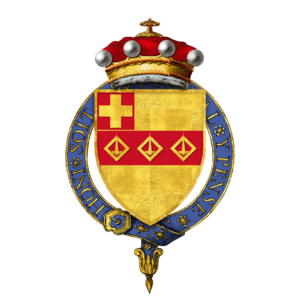 Coat of Arms of Edward Shackleton, Baron Shackleton, KG, AC, OBE, PC, FRS, FRGS.png