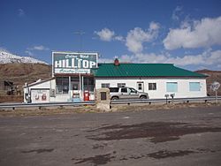 Hilltop Country Store, one of the last remnants of Colton, April 2009