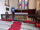 Corby Glen St John's - communion rail