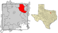 Dallas County Texas Incorporated Areas Garland highighted