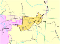 Detailed map of Buchtel