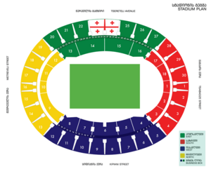 Dinamo Arena Stadium Plan