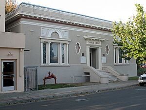 Dixon Carnegie Library, 135 E. B St., Dixon, CA 5-4-2013 6-50-34 PM