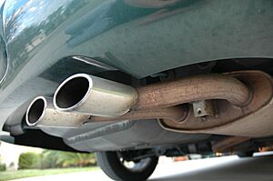 Exhaust pipe muffler