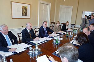 First meeting of Salmond government Cabinet