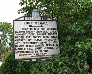 Fort Sewall Tercentenary Marker