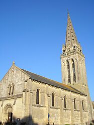 The church in Bretteville-l'Orgueilleuse