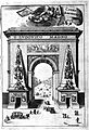 Frontispiz Cours d'architecture Francois Blondel 1698