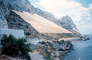 Gibraltar East Side Water Catchments in 1992