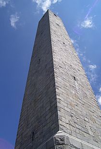 High Point Monument from below