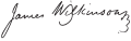 James Wilkinson Signature