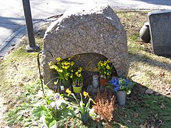 Jarno Saarinen's grave 2010