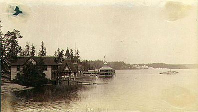 Madison Park on Lake Washington, circa 1892