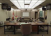 Main conference room inside Diefenbunker