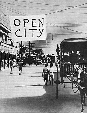 Manila declared open city