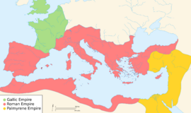 Map of Ancient Rome 271 AD