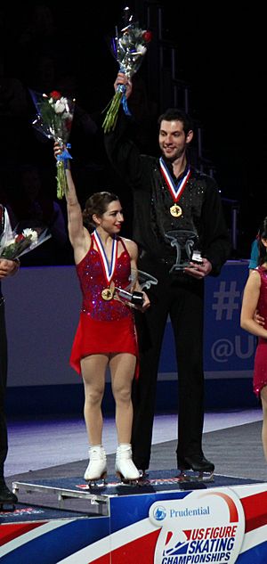 Marissa Castelli Simon Shnapir 2013 U.S. Figure Skating Pairs Champions.JPG