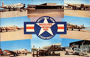 McGuire AFB - MATS era Card - early 1960s