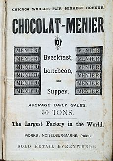 Menier chocolat advertisement