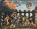 Minerve chassant les Vices du jardin des Vertus, Mantegna (Louvre INV 371) 02