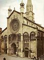 Modena Cathedral facade