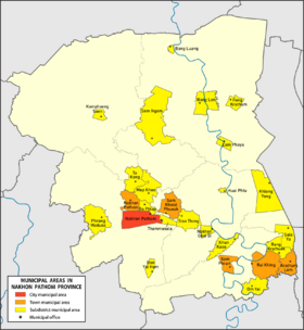 Municipal Areas in Nakhon Pathom Province EN