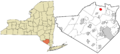 Orange County New York incorporated and unincorporated areas Walden highlighted