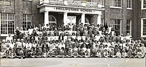 Phillipstown School in 1977