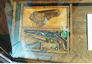 Phoenix-Wells Fargo Museum-Colt Model 1861 Navy in the I W Hellman Gun Collection in the Wells Fargo Museum in PHX