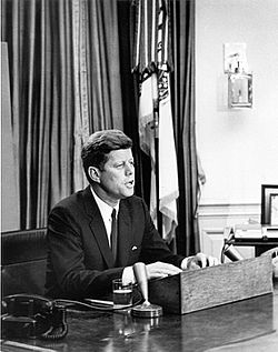President Kennedy addresses nation on Civil Rights, 11 June 1963.jpg