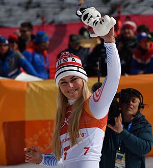 PyeongChang 2018 - Lindsey Vonn (cropped)