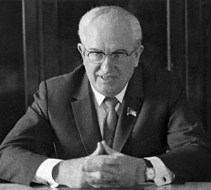 RIAN archive 101740 Yury Andropov, Chairman of KGB